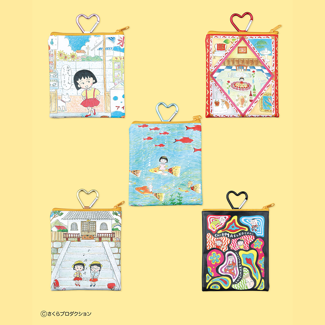 ちびまる子ちゃん　扉絵ポーチ 商品画像