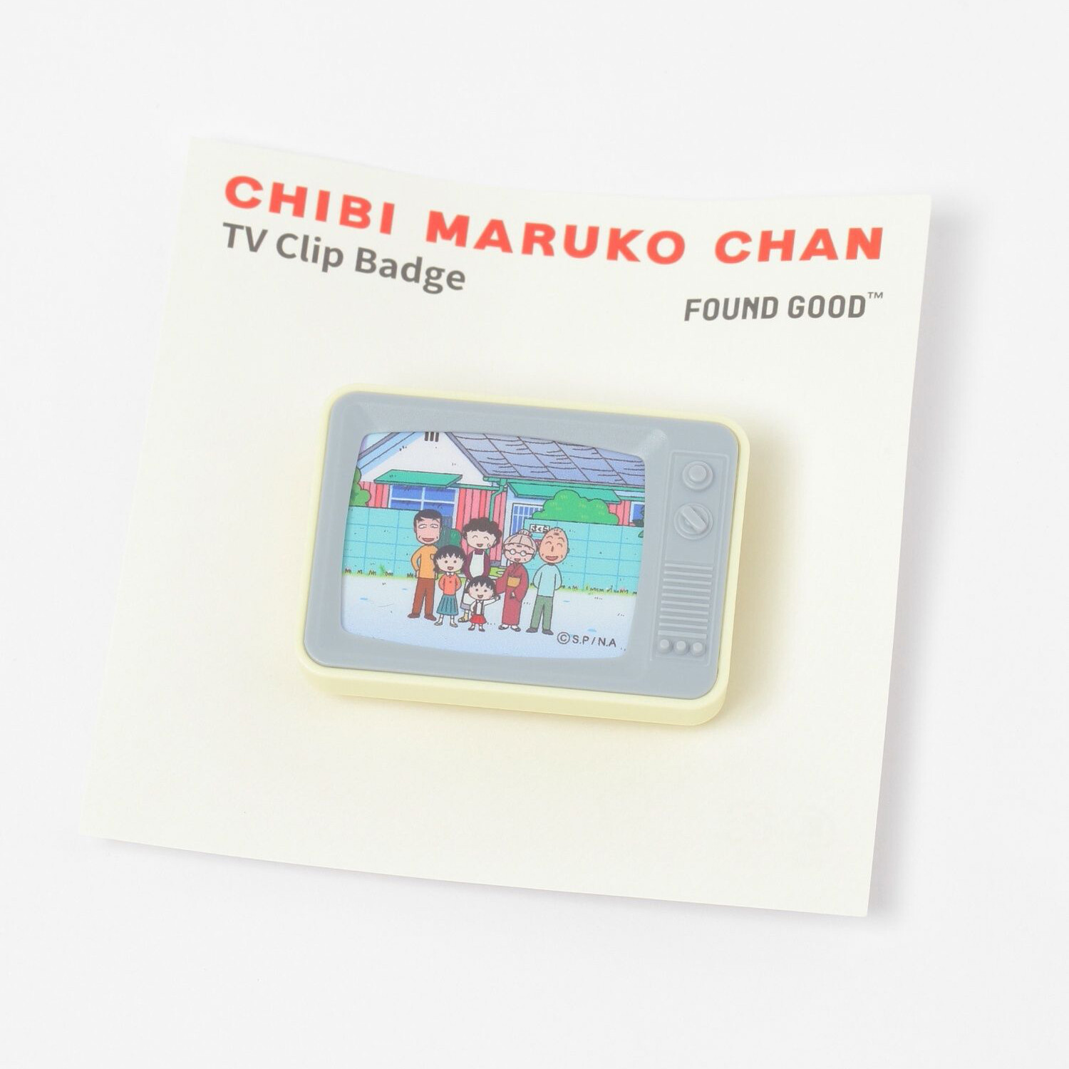 ちびまる子ちゃん×FOUND GOOD™ TVバッチ 商品画像