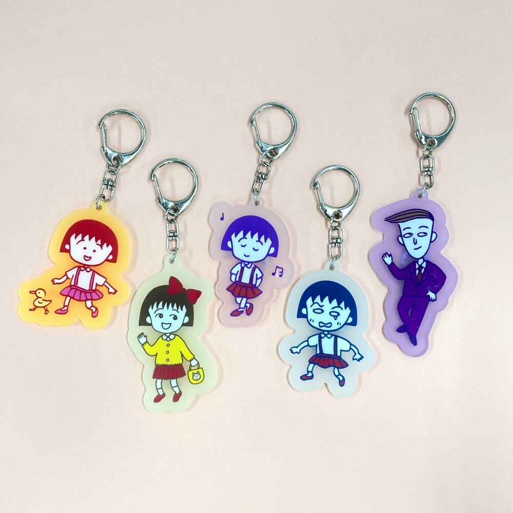 蓄光アクリルキーホルダー全5種 商品画像