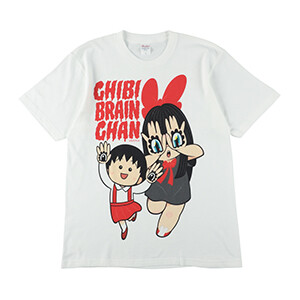 CHIBI BRAIN CHAN T-shirt ホワイト/イエロー/ピンク