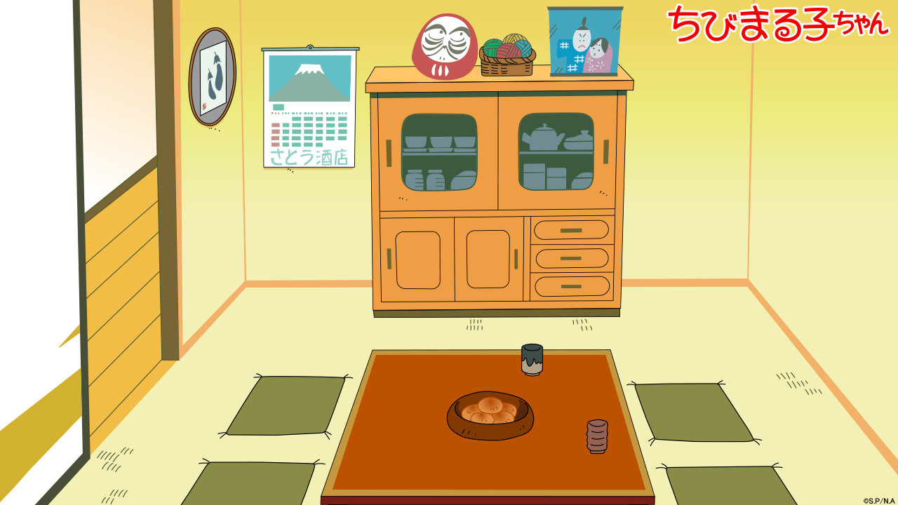 バーチャル背景をTwitterにて配信中！｜最新情報｜ちびまる子ちゃん