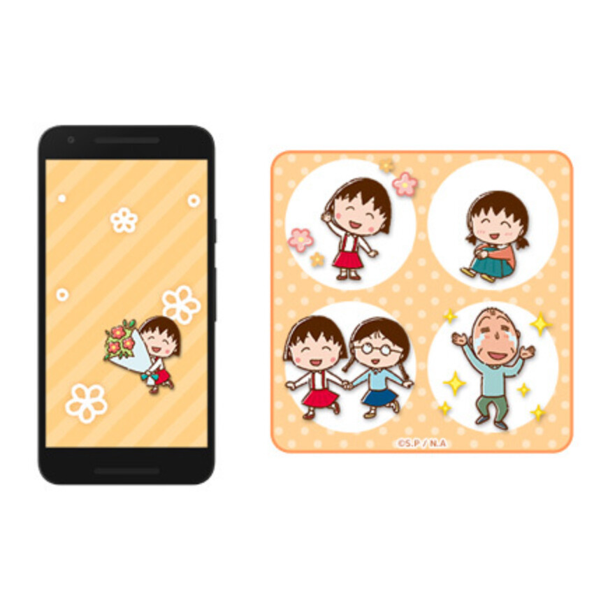 ちびまる子ちゃん 手描き風バージョンのマチキャラが登場！