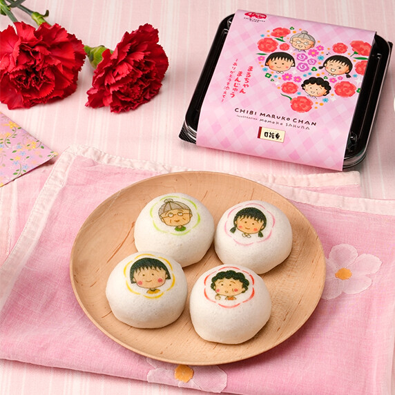 口福堂から母の日限定デザイン「まるちゃんまんじゅう〜ありがとうを添えて～」が発売！