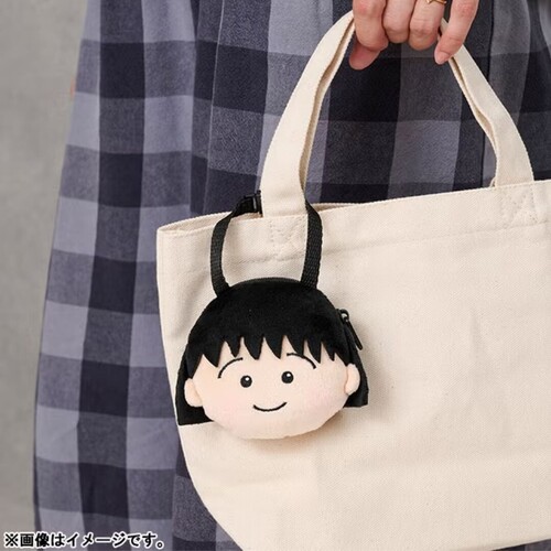 ちびまる子ちゃん フェイス型バッグチャーム（まる子）
